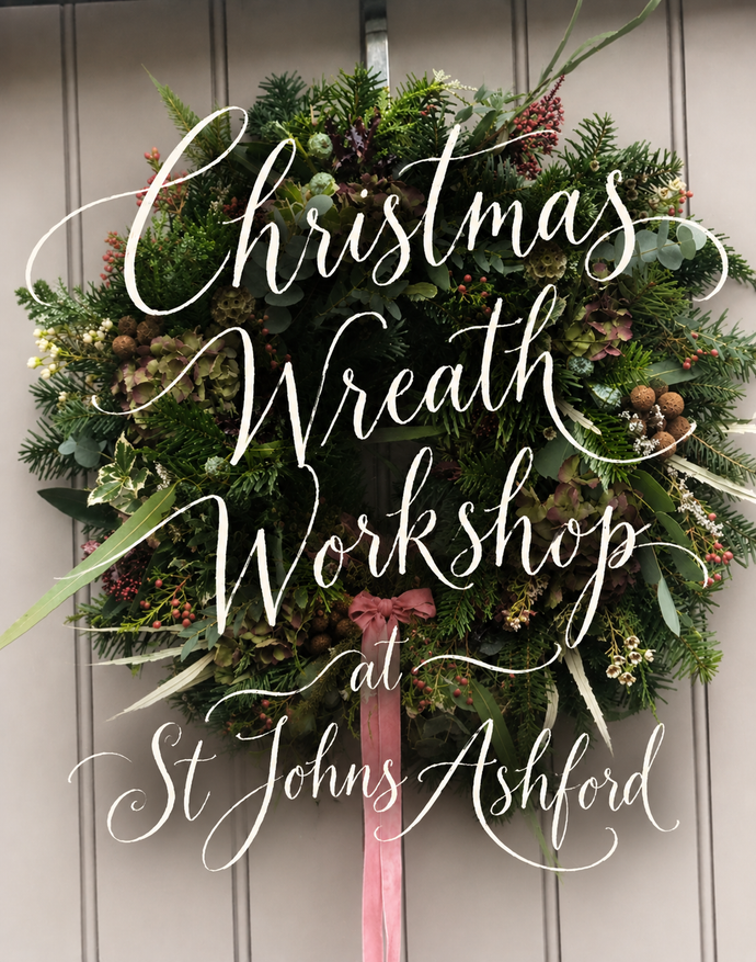 Christmas Wreath Workshop at St Johns Ashford